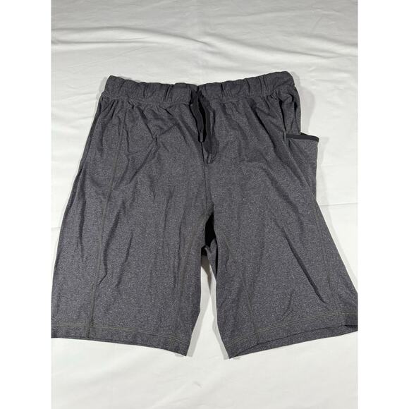 Lululemon For The People Heather Gray Nylon Mens Short 2XL - Picture 1 of 6